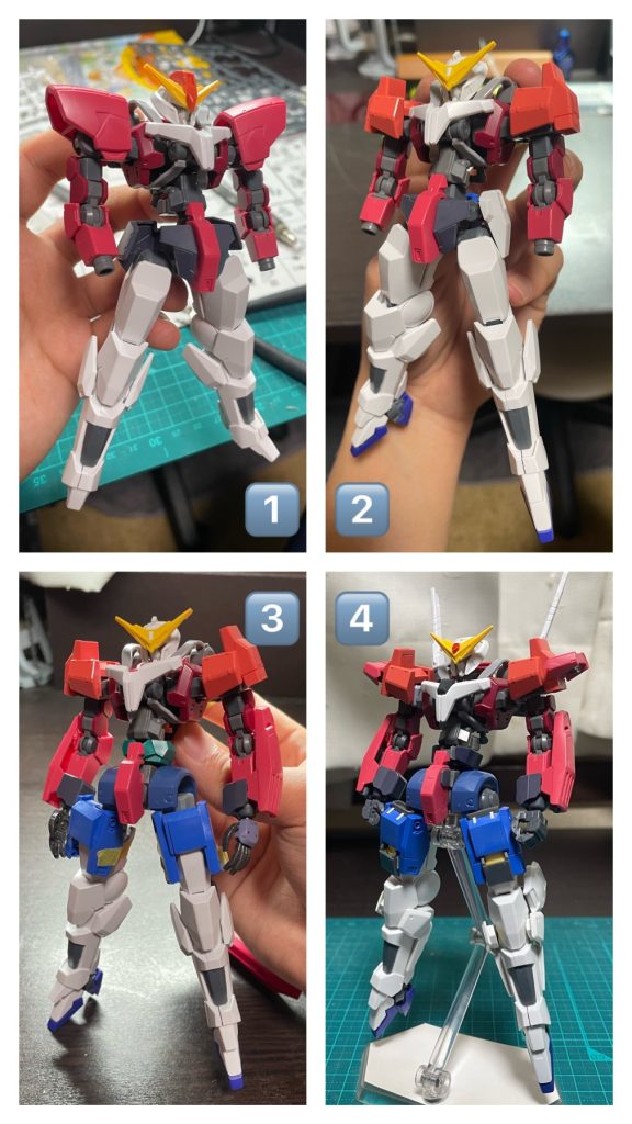 制作過程での変化です。ずんぐりむっくりしていた初期段階と比べると、かなりスタイリッシュに仕上がったのではないでしょうか。