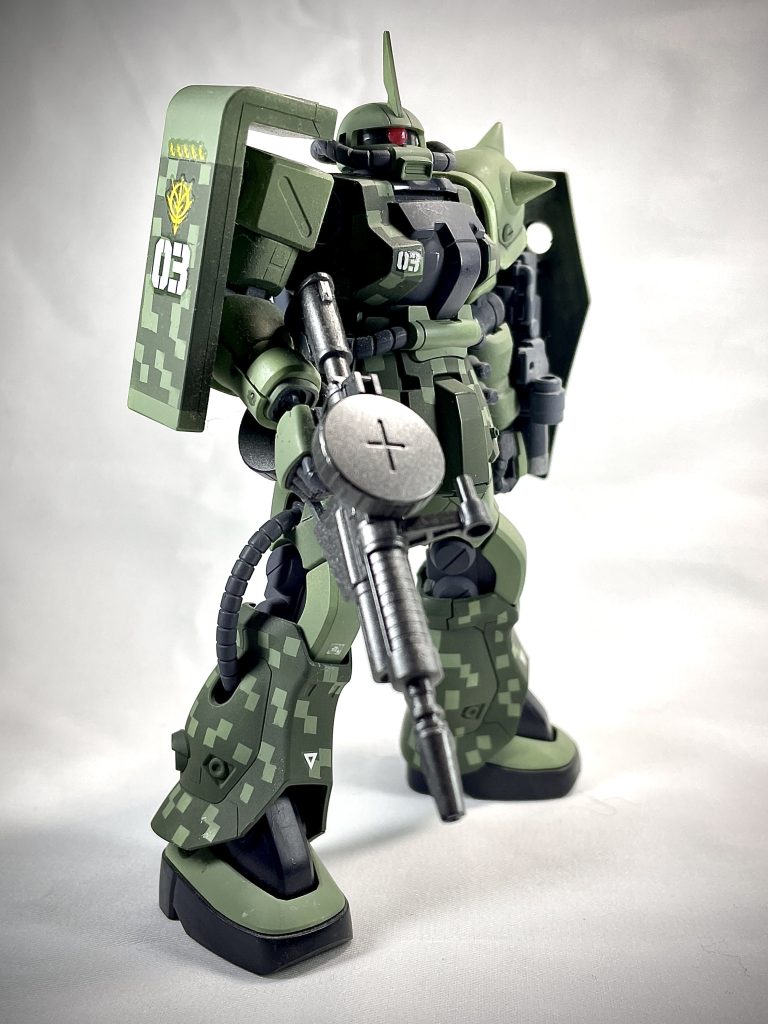 F2ザク　デジタル迷彩風–2枚目/制作者：clover@aniki1109