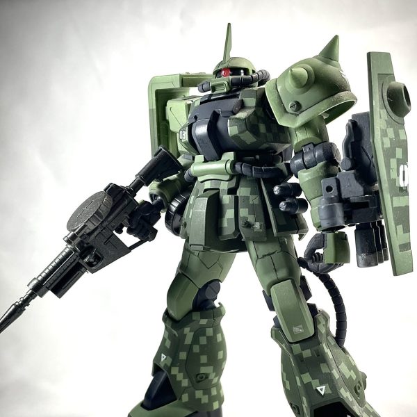 F2ザク　デジタル迷彩風