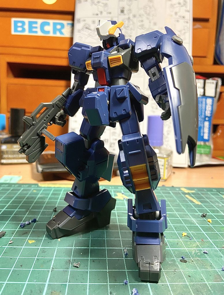 改修前のパチ組。この時点ですでにカッコいい👍