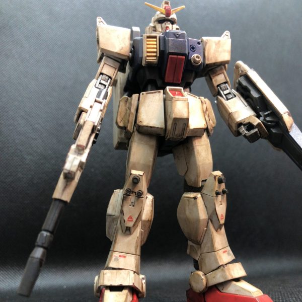 HGUC1/144 陸戦型ガンダム　ウェザリング仕様