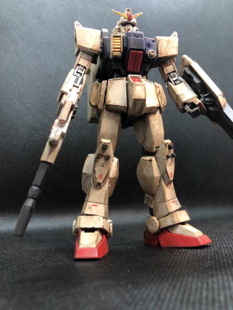 HGUC1/144 陸戦型ガンダム ウェザリング仕様–2枚目/制作者:わさび