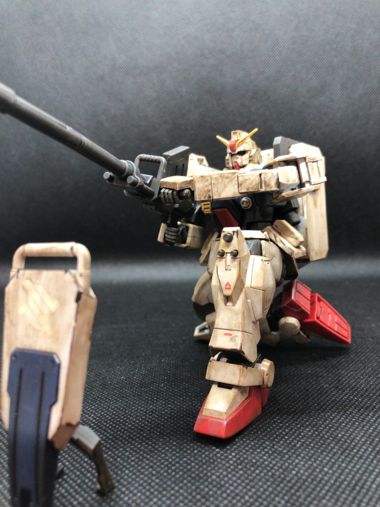 HGUC1/144 陸戦型ガンダム ウェザリング仕様–4枚目/制作者:わさび