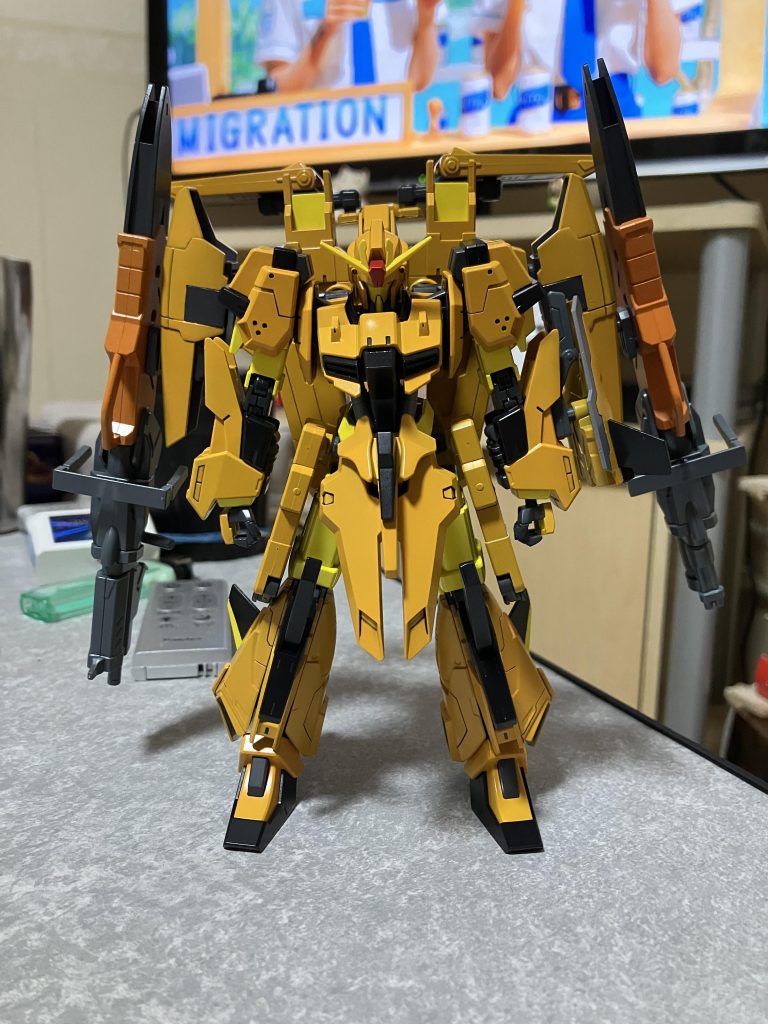 チェンジニングライフルは背部にマウントできます