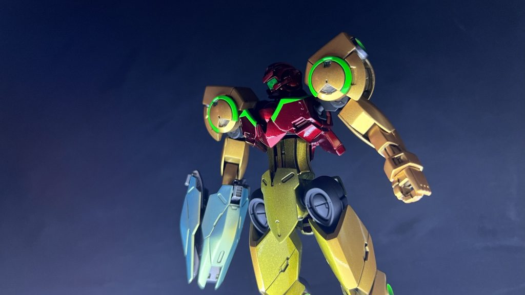 <あとがき>最後までご覧いただきありがとうございます！今回は水系の魔女のキットで個人的にビビッときたミカエリスのキットでサムスを作ってみました。お店に行くと、ミカエリスくんがたくさん売れ残っていて少し寂しい気持ちになったりする今日この頃です(かっこいいのに・・・) 本作でミカエリスくんのかっこ良さに少しでも興味を持っていただけたら幸いです。それでは、次の作品でお会いしましょう！