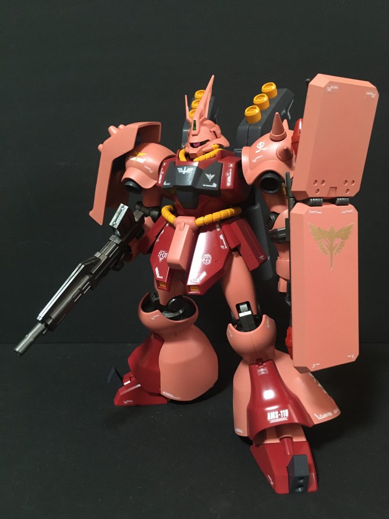 ガンプラ HGUC ギラ・ドーガ(レズン専用機)素組み - ロボット