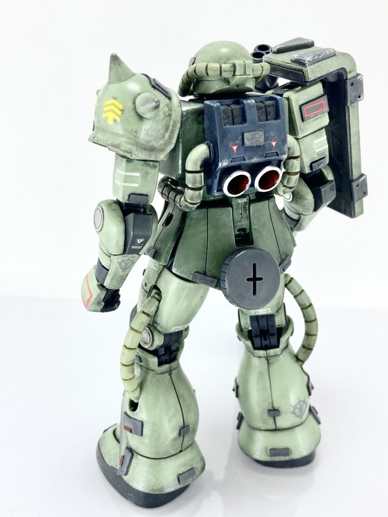 ザクII–5枚目/制作者：レン@筆塗り部分塗装