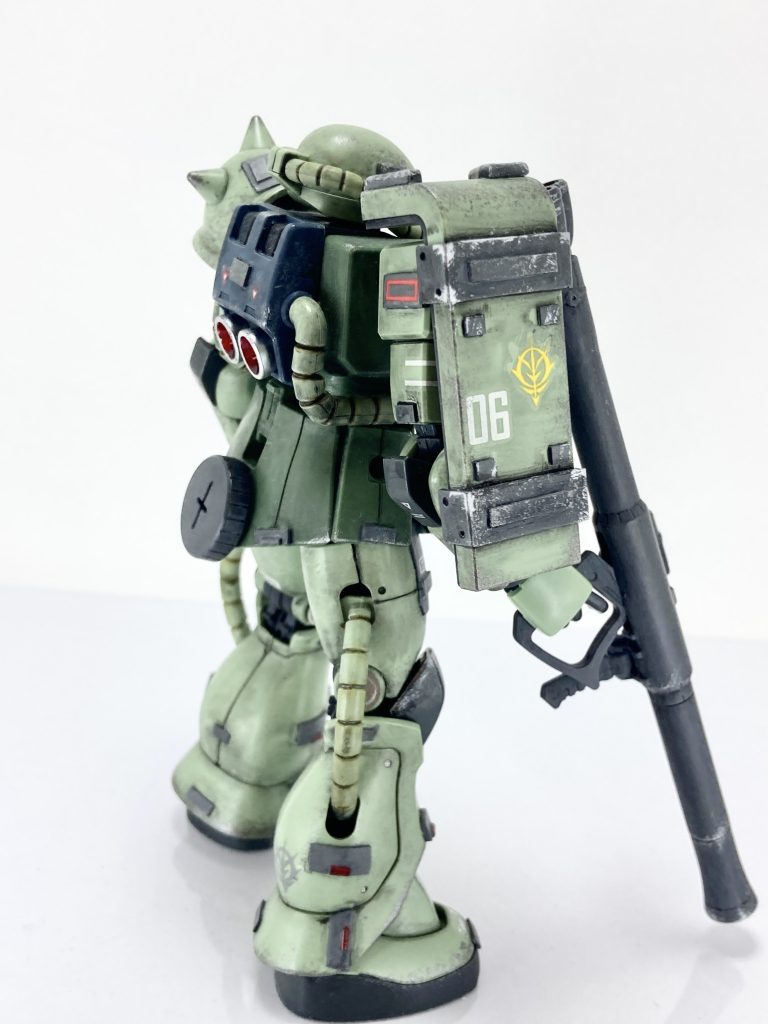 ザクII–4枚目/制作者：レン@筆塗り部分塗装