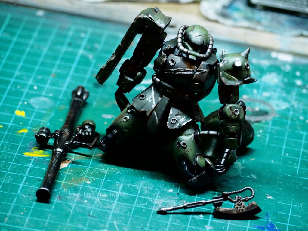 ボコボコなのにまだまだ動けるザクⅡ–4枚目/制作者：爆裂ゆうやん