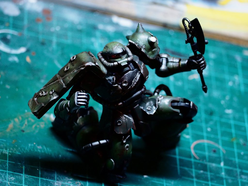 ボコボコなのにまだまだ動けるザクⅡ–5枚目/制作者：爆裂ゆうやん