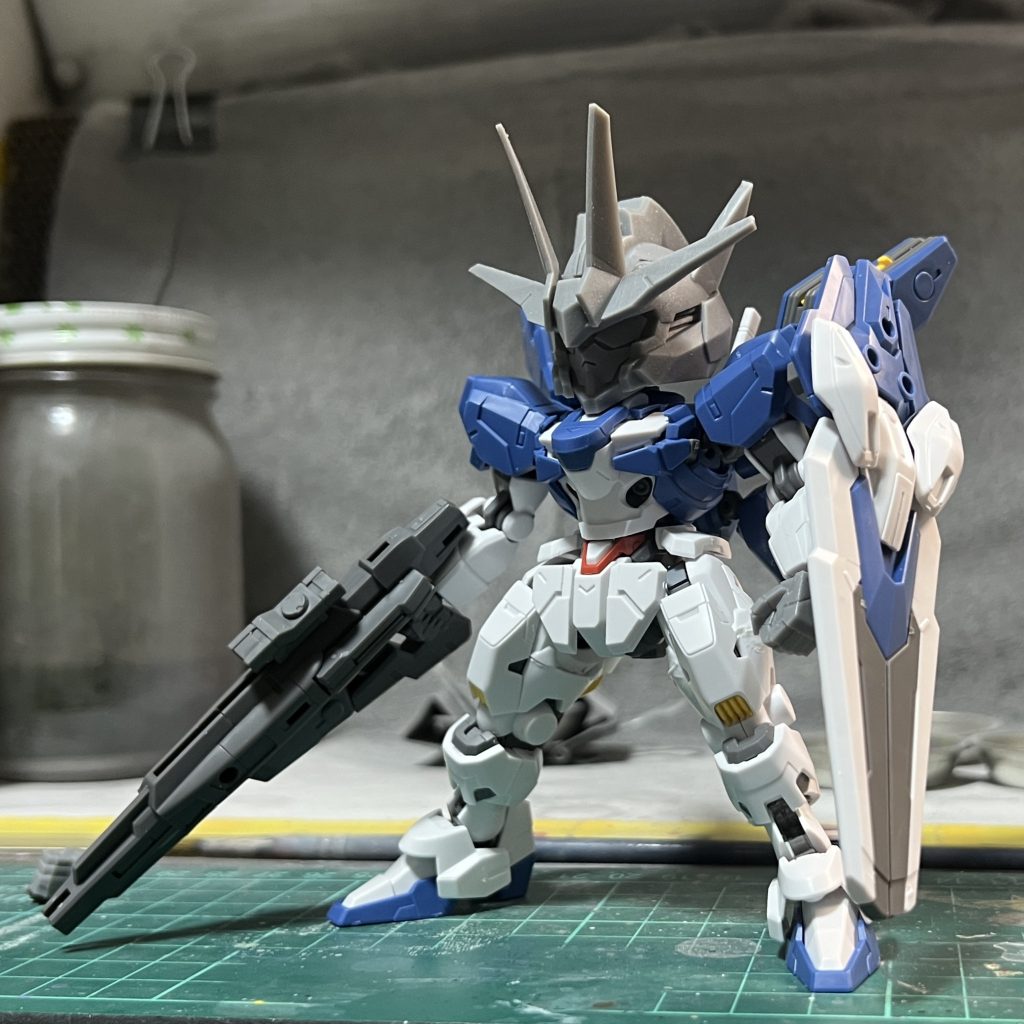 短縮化所を接着してマステを剥がしました