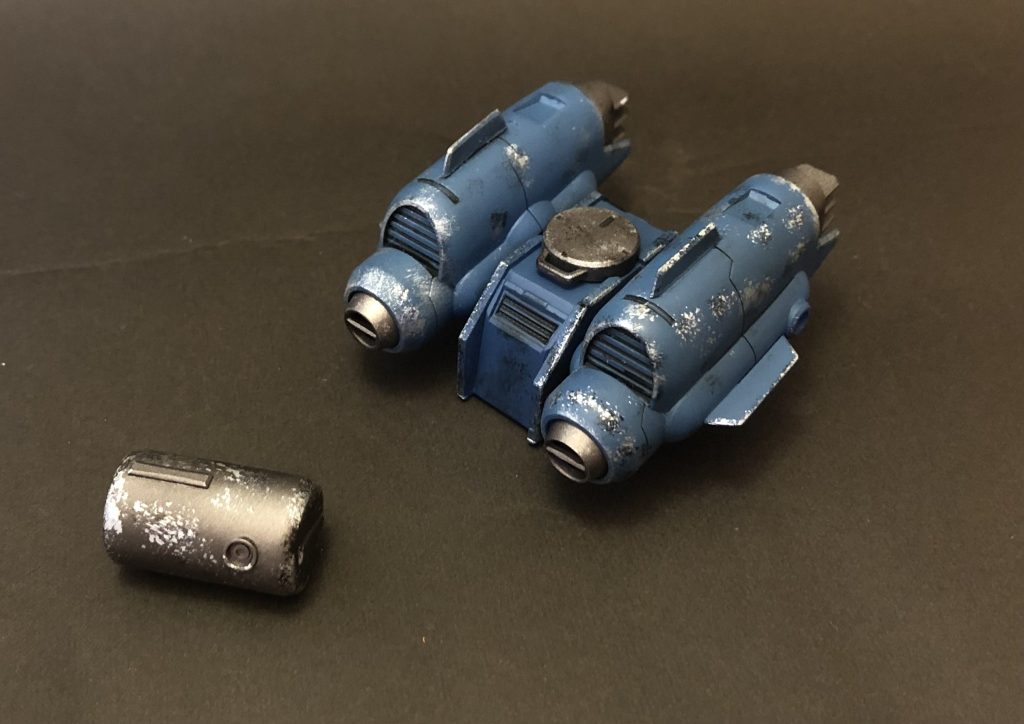 バックパックとバラストタンクはパージ可能!上陸後は身軽になってさらに大暴れするイメージです☺️