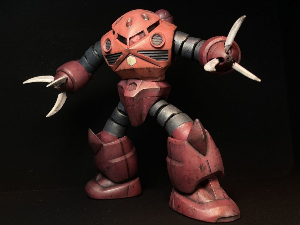 HGUCシャア専用ズゴック成形色仕上げ–4枚目/制作者：KIRAKUNI-GP