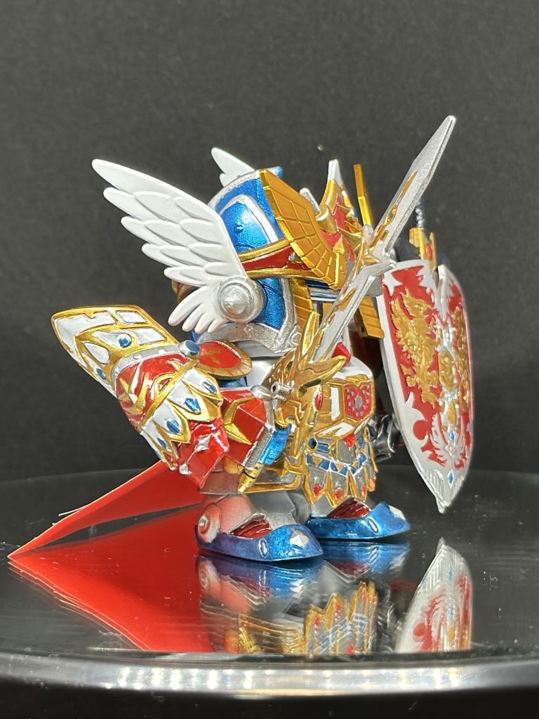 個人的な模活史上最高の塗り分け難易度でございましてええ笑ざっくりとエアブラシで下地吹いて、そっからはひたすら筆塗りでした