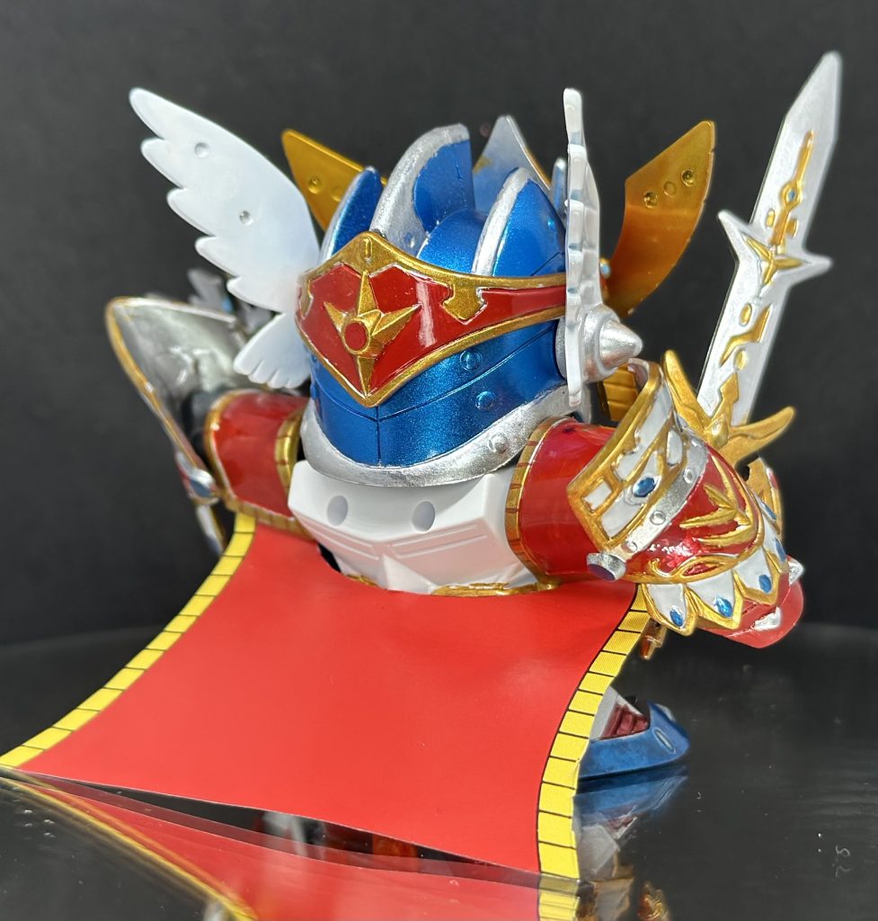 マントだけはインスト付属の紙製で妥協…さすがに裁縫の技術はないでございますorzいつかはマントもかっこよくしたいもんです