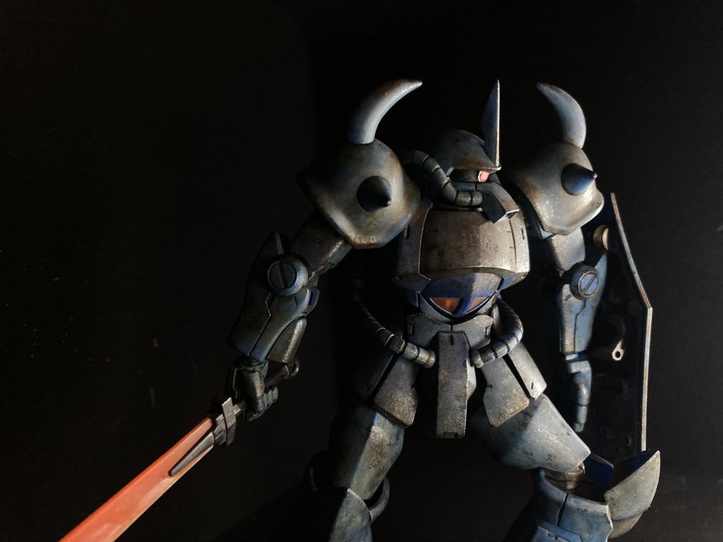 HGUCグフ成形色仕上げ–4枚目/制作者：KIRAKUNI-GP