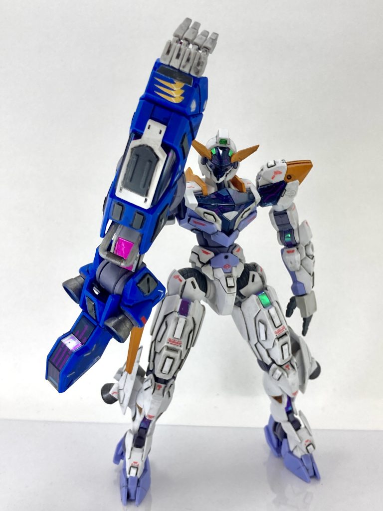 ガンダム・ルブリス・ジウ–5枚目/制作者：レン@筆塗り部分塗装