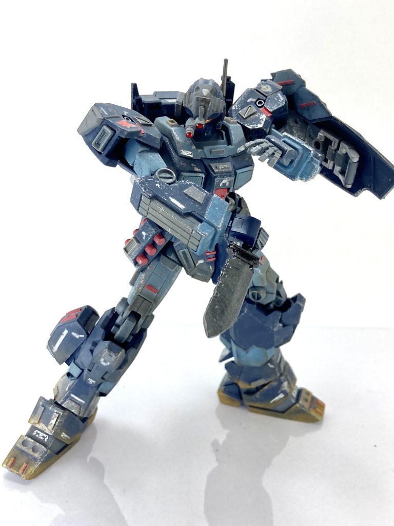 HG ジェスタ（シェザール隊Ｃ班装備）–8枚目/制作者：レン@筆塗り部分塗装