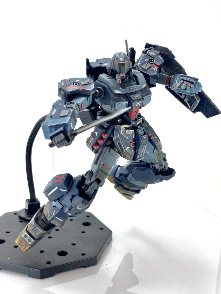 HG ジェスタ（シェザール隊Ｃ班装備）–9枚目/制作者：レン@筆塗り部分塗装