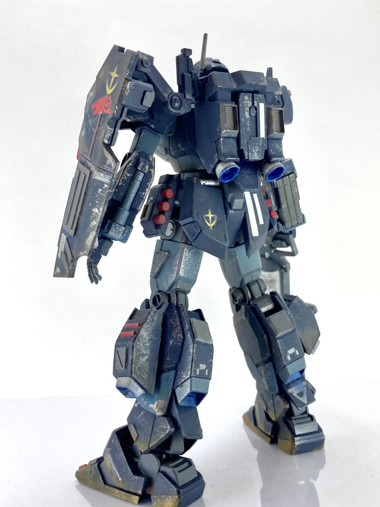 HG ジェスタ（シェザール隊Ｃ班装備）–4枚目/制作者：レン@筆塗り部分塗装