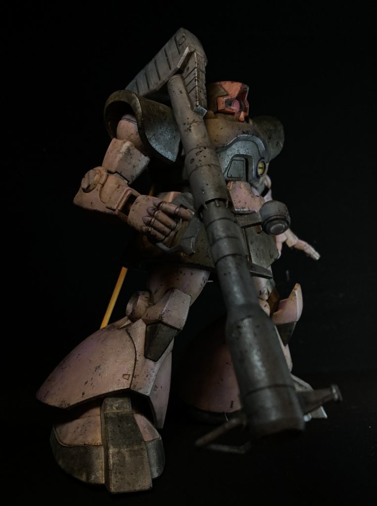 HGUCドム成形色仕上げ–2枚目/制作者：KIRAKUNI-GP