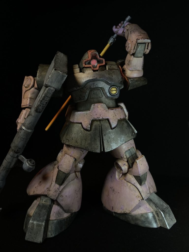 HGUCドム成形色仕上げ–4枚目/制作者：KIRAKUNI-GP