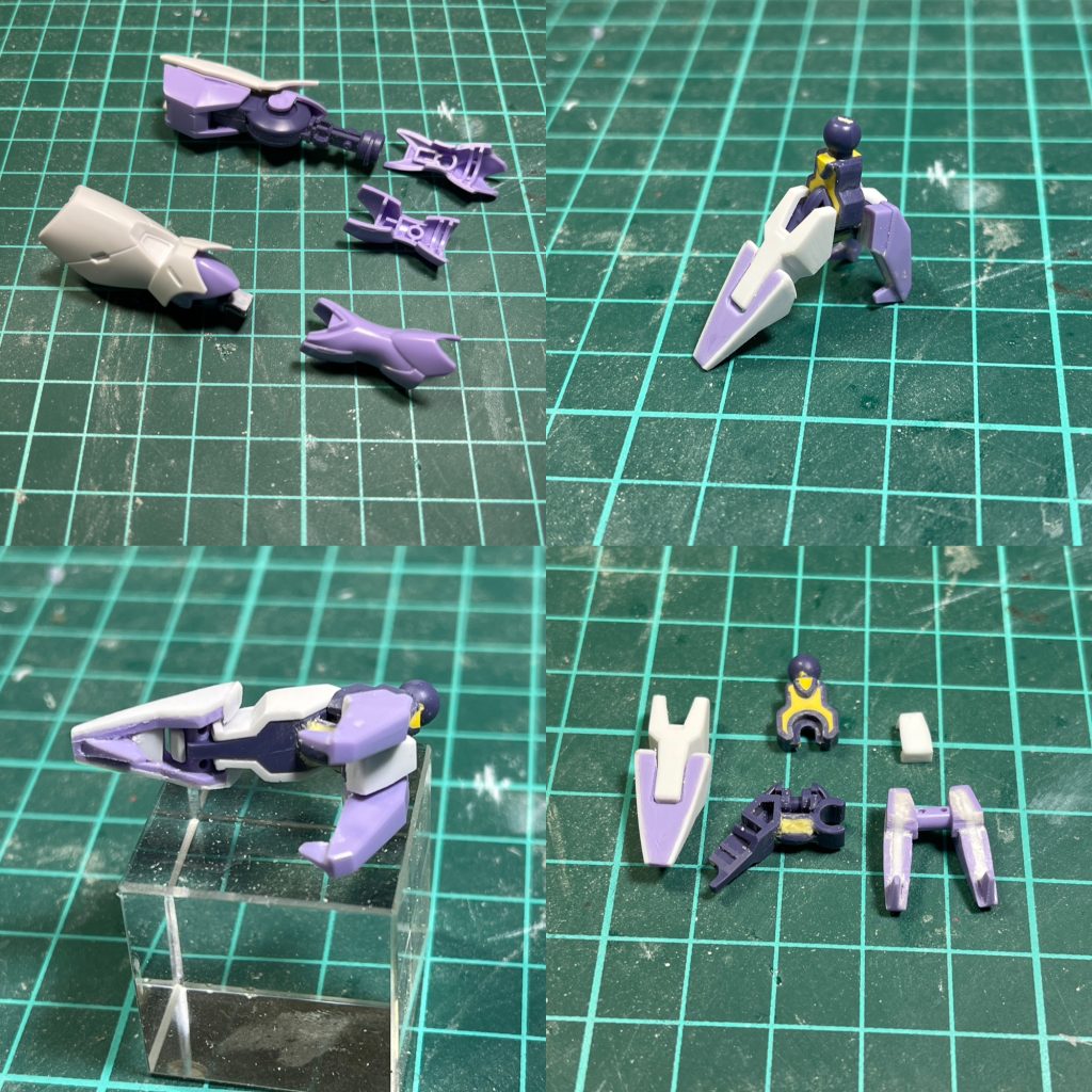 脚部後ハメ、爪先のボリュームup、肉穴埋め、踵カバーを新造しました。