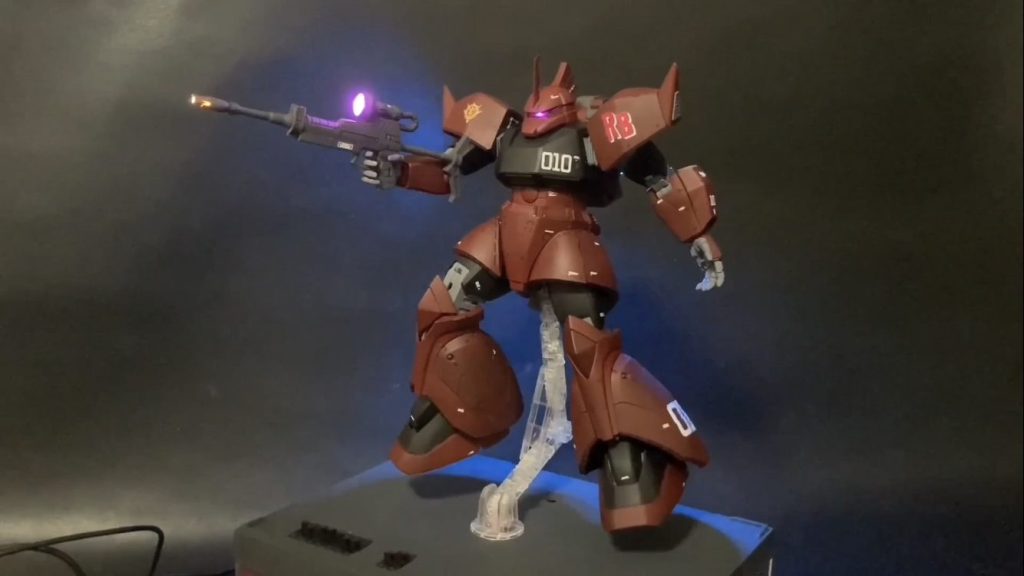 ジョニー・ライデン専用ゲルググ 電飾改造–2枚目/制作者：JINSUBARU