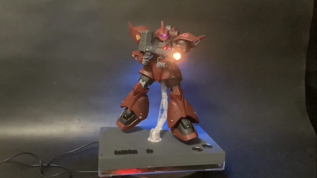 ジョニー・ライデン専用ゲルググ 電飾改造–3枚目/制作者：JINSUBARU