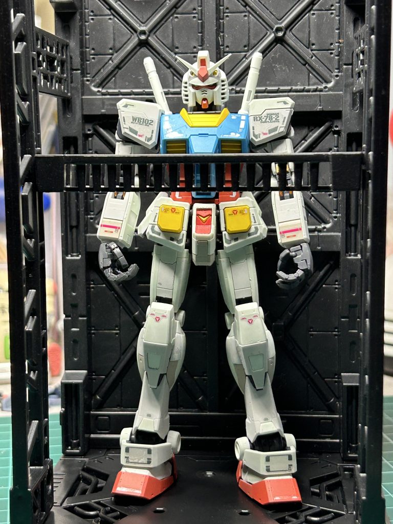 ジオラマベースに飾ってみた。やっぱり、RGはリアル🤩