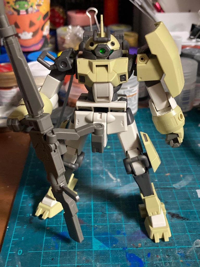 素組み状態です