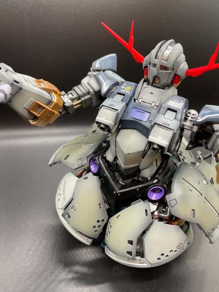 RG ジオング (エアブラシ練習機)–5枚目/制作者:華(HN. PLANETES)