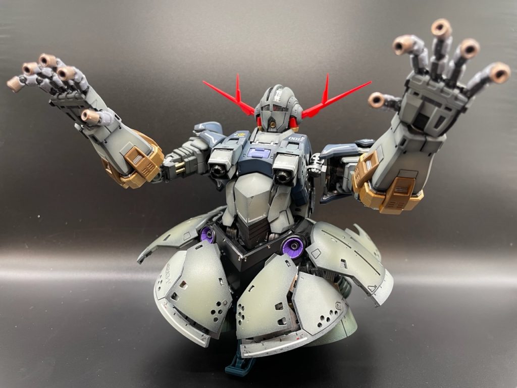 RG ジオング (エアブラシ練習機)–4枚目/制作者:華(HN. PLANETES)