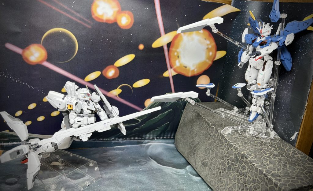 ビットスタンドもう2セット必要だったので、エアリアルのビットは半分程のみ浮かせてます(^^;