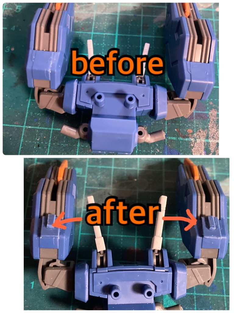 ランナーを使ってディテールアップしてます。