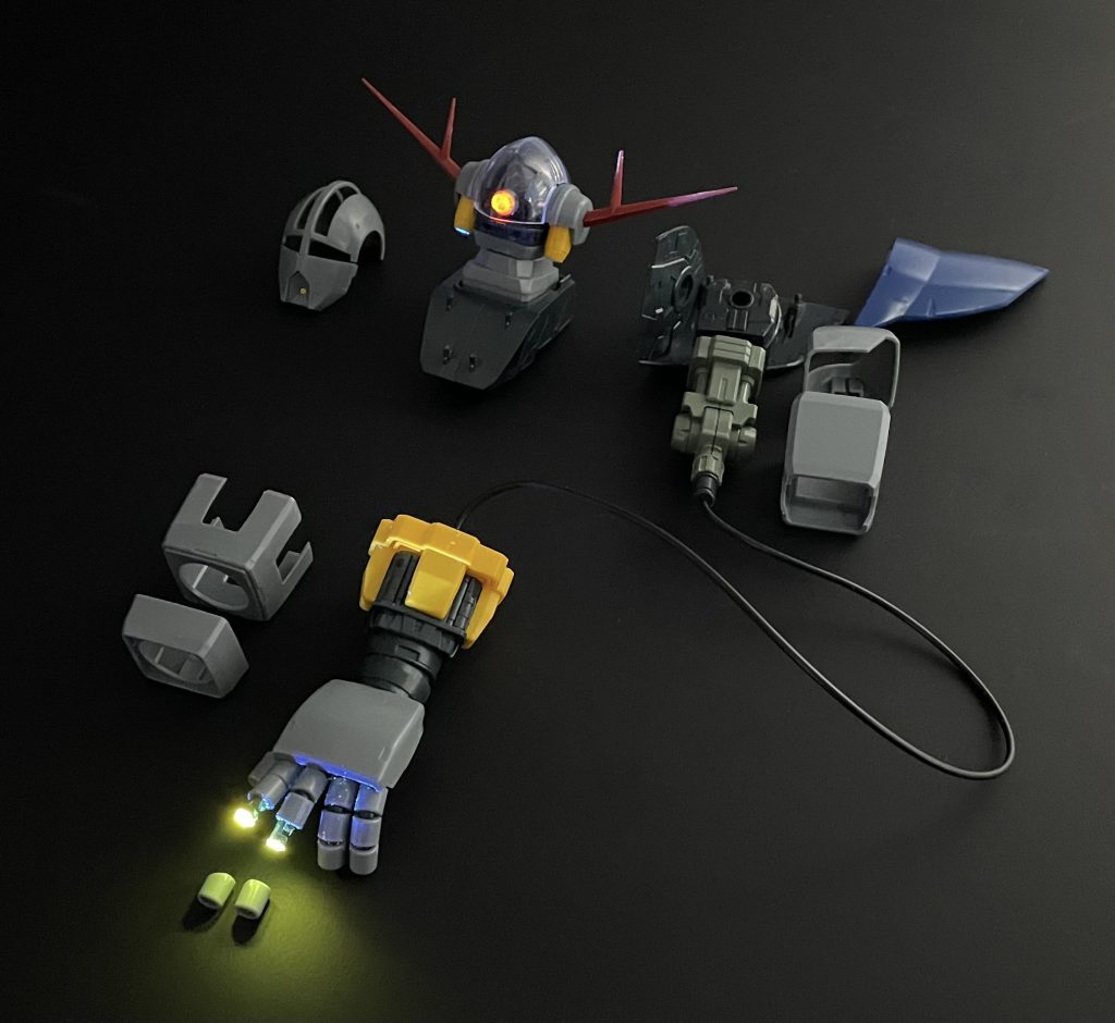 組み立て説明書の解剖図通りの構造が素晴らしい