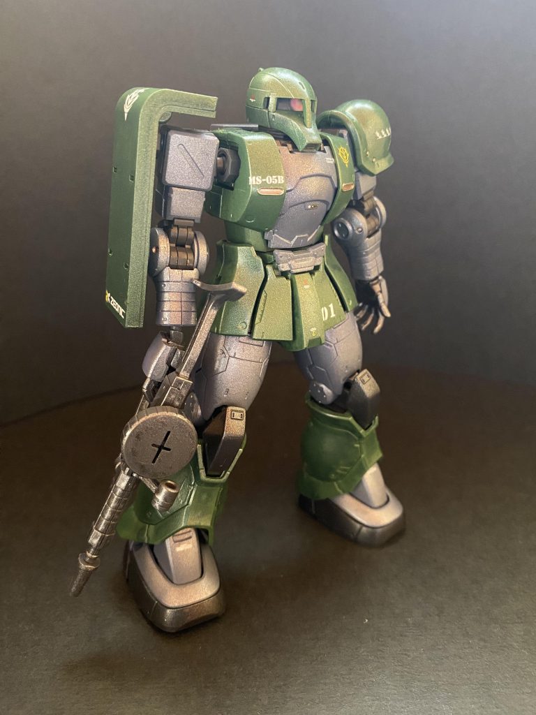 使用キット HG機動戦士ガンダムTHE ORIGIN 1/144 ザクⅠ(デニム/スレンダー機)水性ホビーカラー エアブラシ 全塗装 筆塗り部分塗装ガンダムデカール