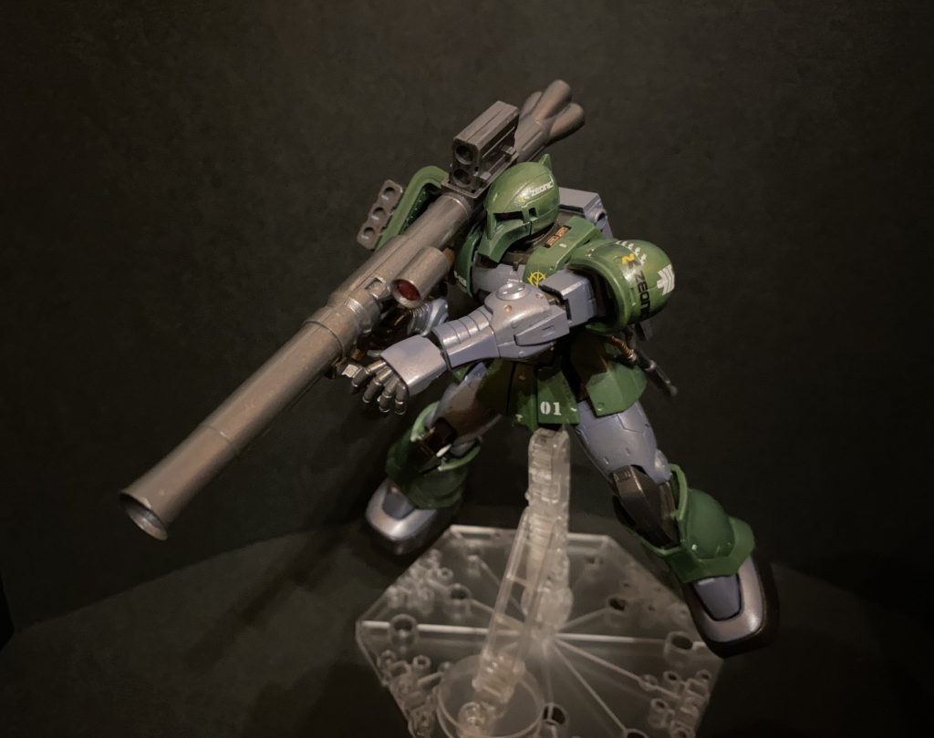 MS-05 ZAKUⅠ–4枚目/制作者:モーリース・ミノフス・K 技術曹長