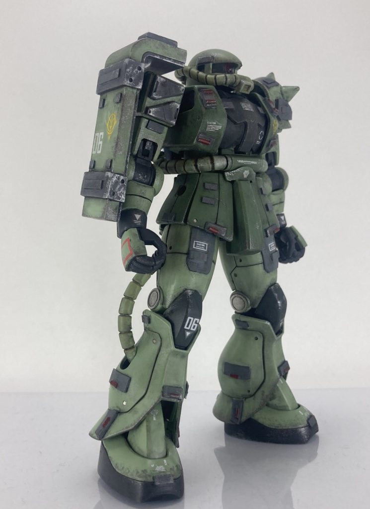 ザクII–5枚目/制作者：レン@筆塗り部分塗装