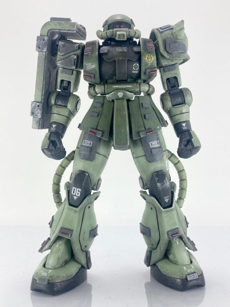 ザクII–3枚目/制作者：レン@筆塗り部分塗装