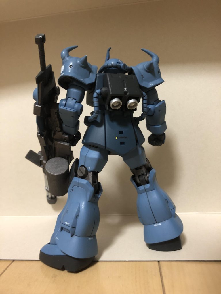 シンプルバックパックなのでデカール少ない。もう少し貼ってもよかったかな？