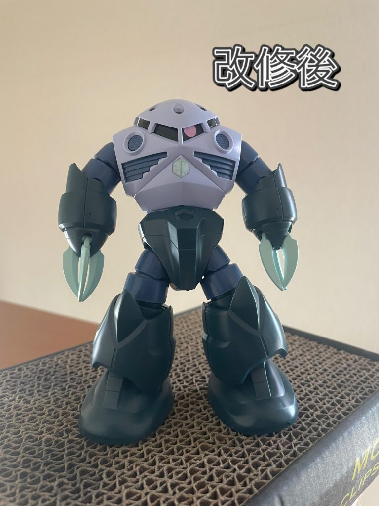 関節を一個抜いてみましたなんだか寸胴体型にw(個人的には好き)