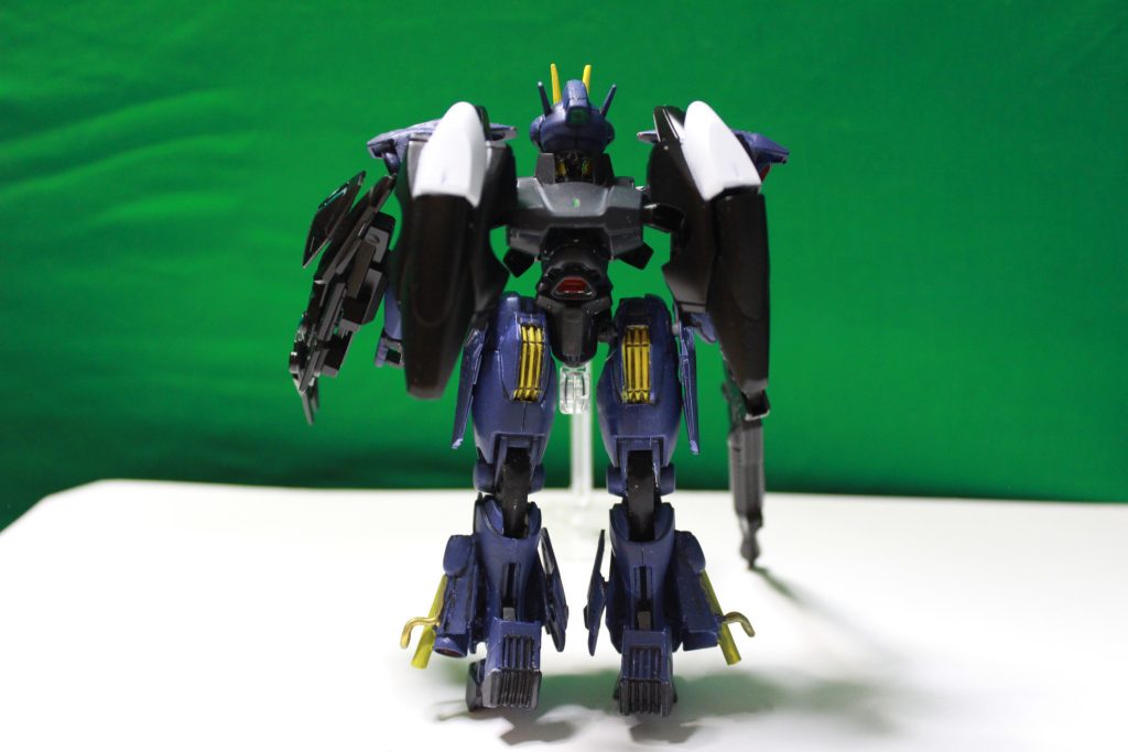 しかしながら、実戦投入を待たずに地球連邦の敗北という形で戦争が終結し、当機は企業連に鹵獲された。解析の結果、本機は予備の管理システムであることが判明した。つまりはADAMの排除を以て、GNSに対する本機のアクセス権が完全となるのである。そのため、現在所在不明となっているADAMの鹵獲もしくは破壊を目的として、強化調整された操縦士を伴って捜索隊に配備される予定であった。