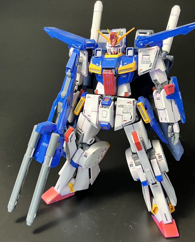 塗装の仕上げにフィルタリングカラーで影を入れています。パッケージのような紫っぽい影を狙いました。最後まで見て頂きありがとうございました。