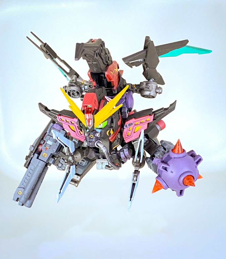 そんなこんなで、積年の恨みを晴らすべく、サージェントを襲撃しようとした矢先、趙雲ダブルオーに出会したことによって運命の歯車は動き出す。レイダー「なんだか知らねえが、てめえも瞬◯!」しかし激闘の末、惜しくも趙雲に敗れ、「僕はね、僕は……、自由が欲しかったんだ!」と言って逃げていった、とさ。それからは趙雲とも因縁の仲でちょくちょく衝突する2人でした。という物語。