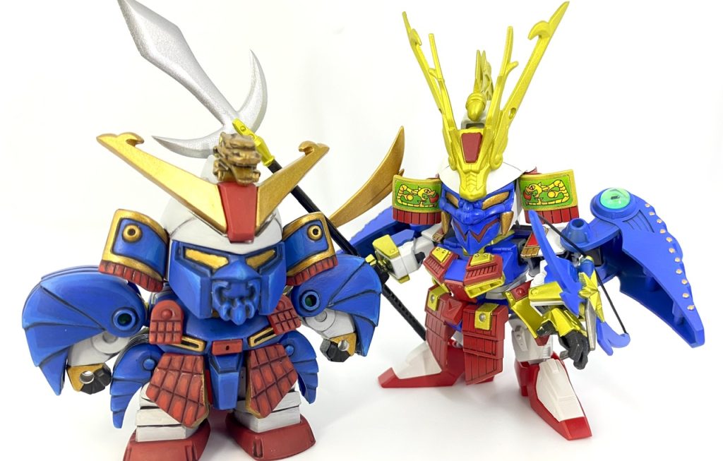 元祖に付いていた物をモチーフに鬼面も製作。