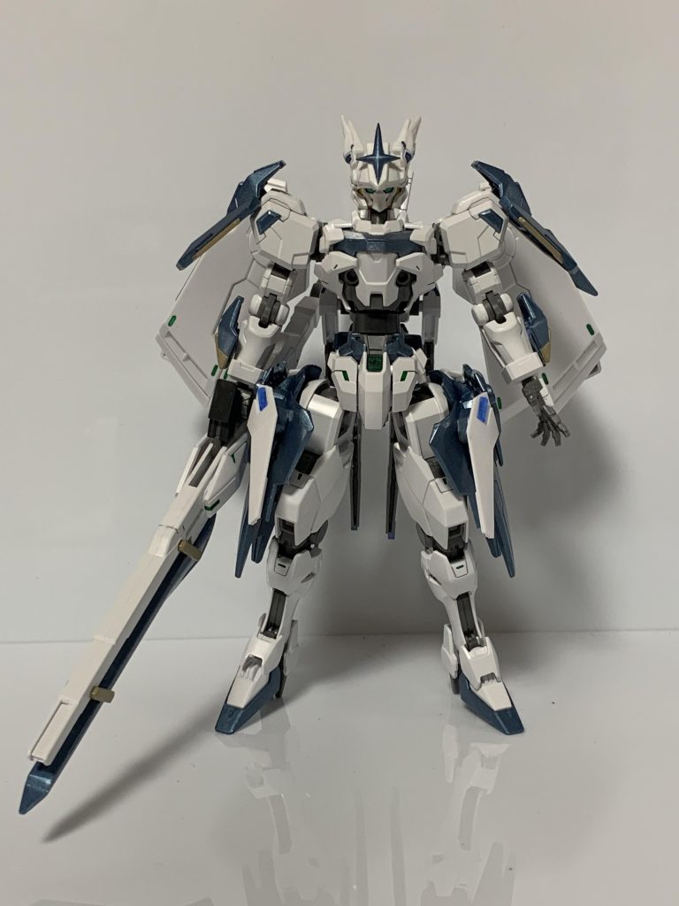 ガンダムキャリバーン＂ホワイト・ヴィルゴー＂–2枚目/制作者：T.K(てぃ〜け〜)