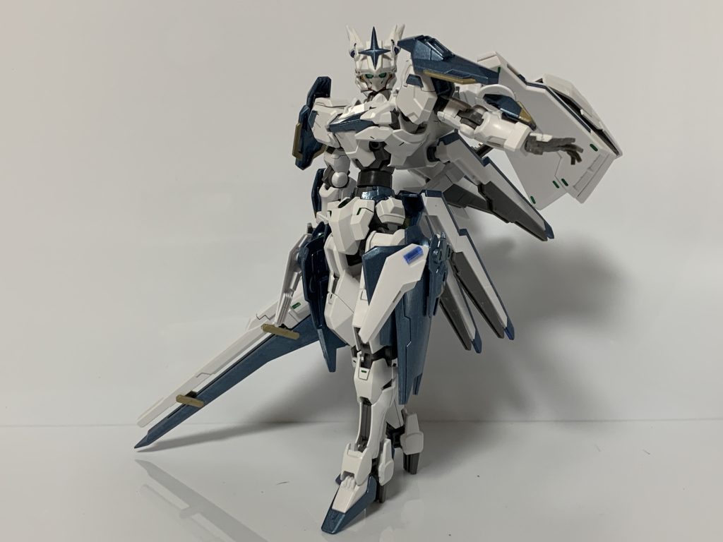 全体的に戦乙女をイメージしてそれっぽくなるように改造しました。