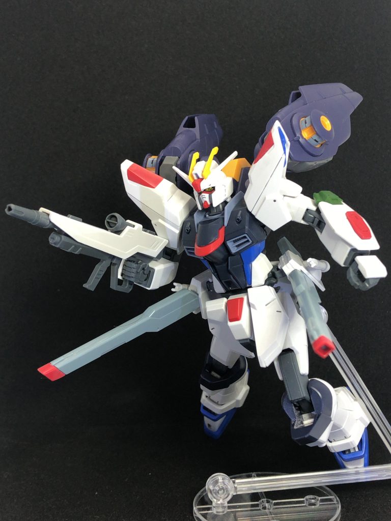 追求したのは操作性。フリーダムらしさをできるだけ出しながら、癖の強そうな武装、扱いの難しそうな武装はあまり採用しない方向でやりました。