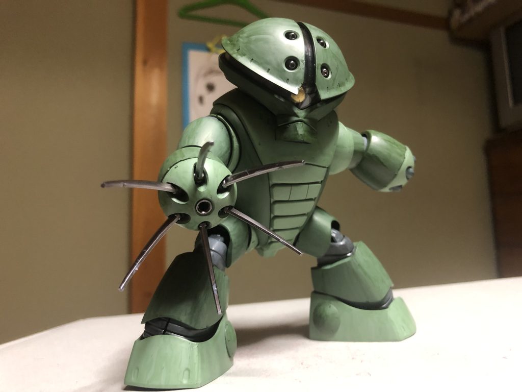 アッガイ(緑色)–2枚目/制作者：ヤマト糊@fcmpCXyhsk1RJ7p